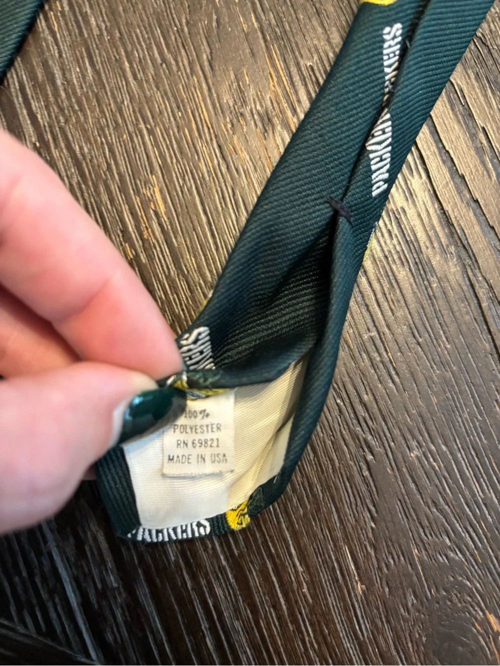 Ralph Marlin Green Bay Packers Tie